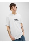 JACK & JONES ALMERIA BRANDING TEE SS CREW NECK CLOUD DANCER 12276784
