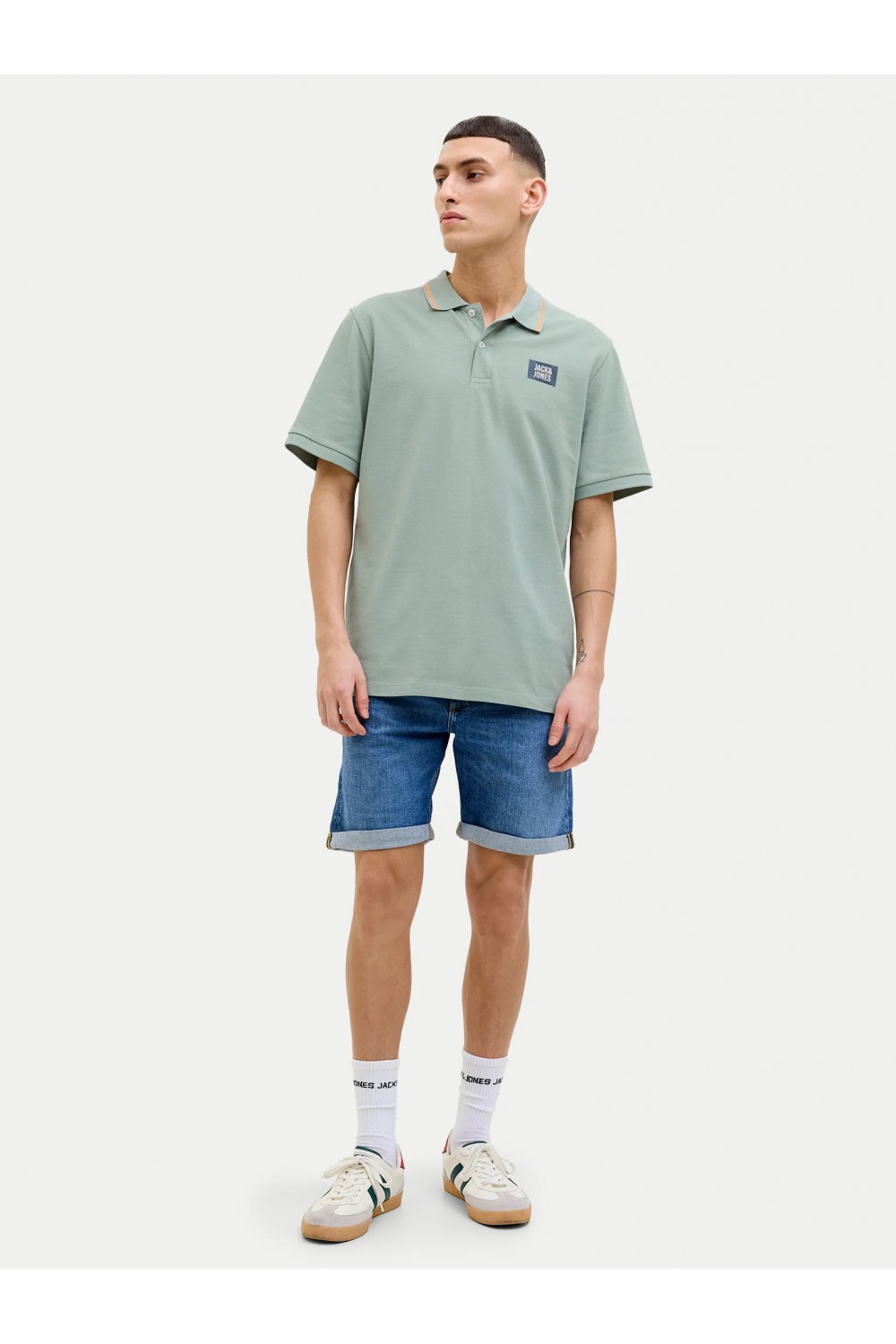JACK & JONES HUDSON POLO SS ICE BERG 12269238