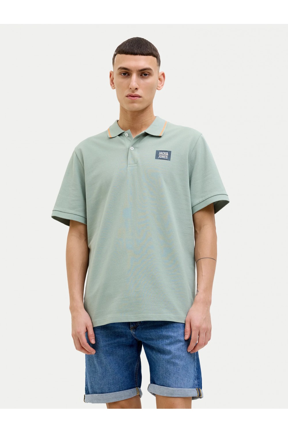 JACK & JONES HUDSON POLO SS ICE BERG 12269238