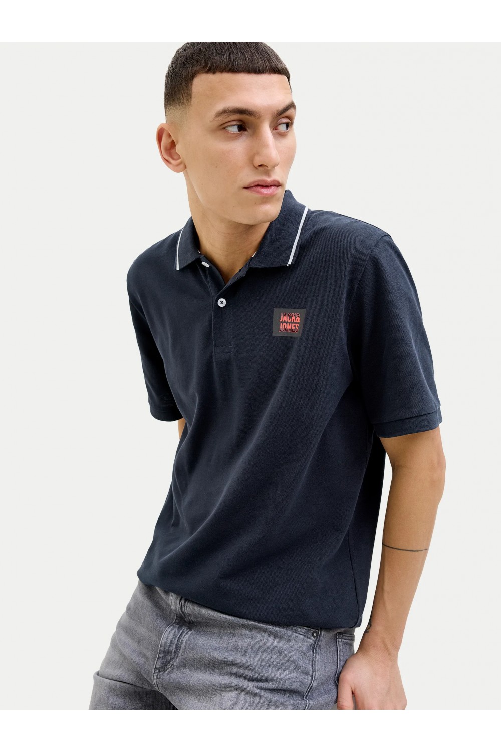 JACK & JONES HUDSON POLO SS SKY CAPTAIN 12269238