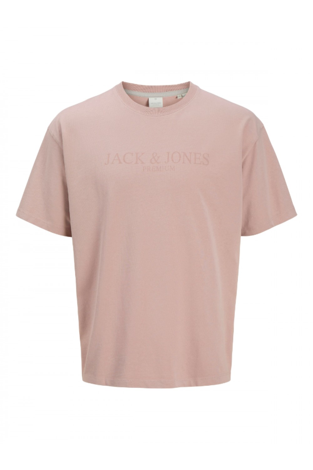 JACK & JONES LUCA SS TEE ADOBE ROSE 12274595