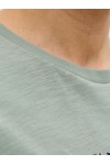 JACK & JONES JEFF MONOCHROME SHAPE TEE SS CREW NECK ICEBERG GREEN 12269274