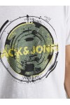 JACK & JONES JCOFILT TEE SS CREW NECK WHITE 12205221