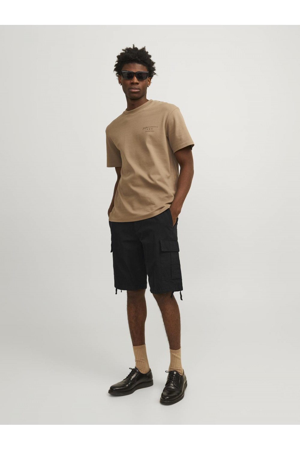 JACK & JONES JPSTCOLE BARKLEY CARGO SHORTS BLACK 12248685