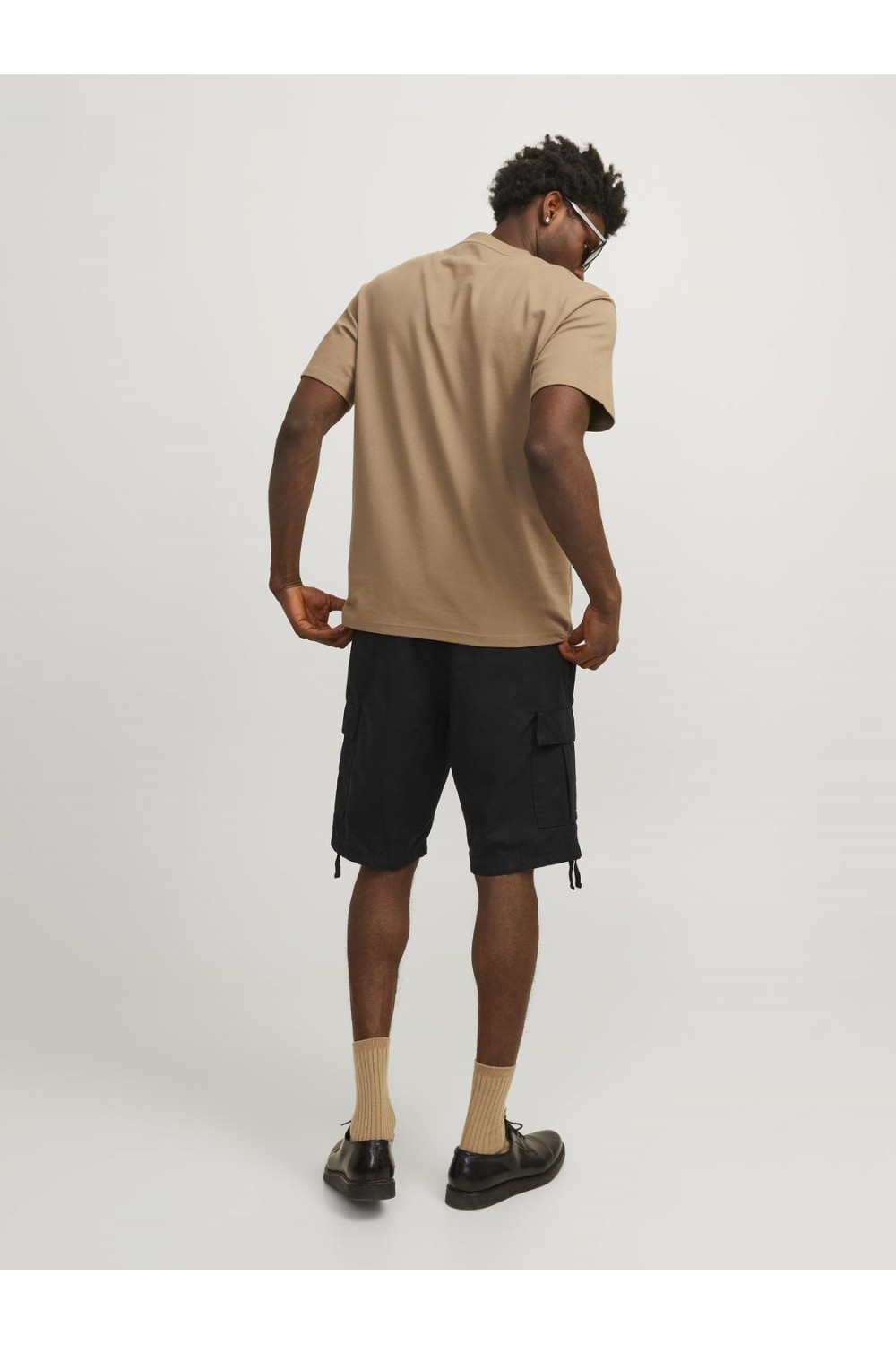 JACK & JONES JPSTCOLE BARKLEY CARGO SHORTS BLACK 12248685