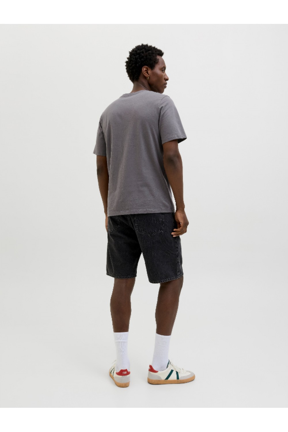 JACK & JONES JAXON TEE SS CREW NECK CASTLEROCK 12269390