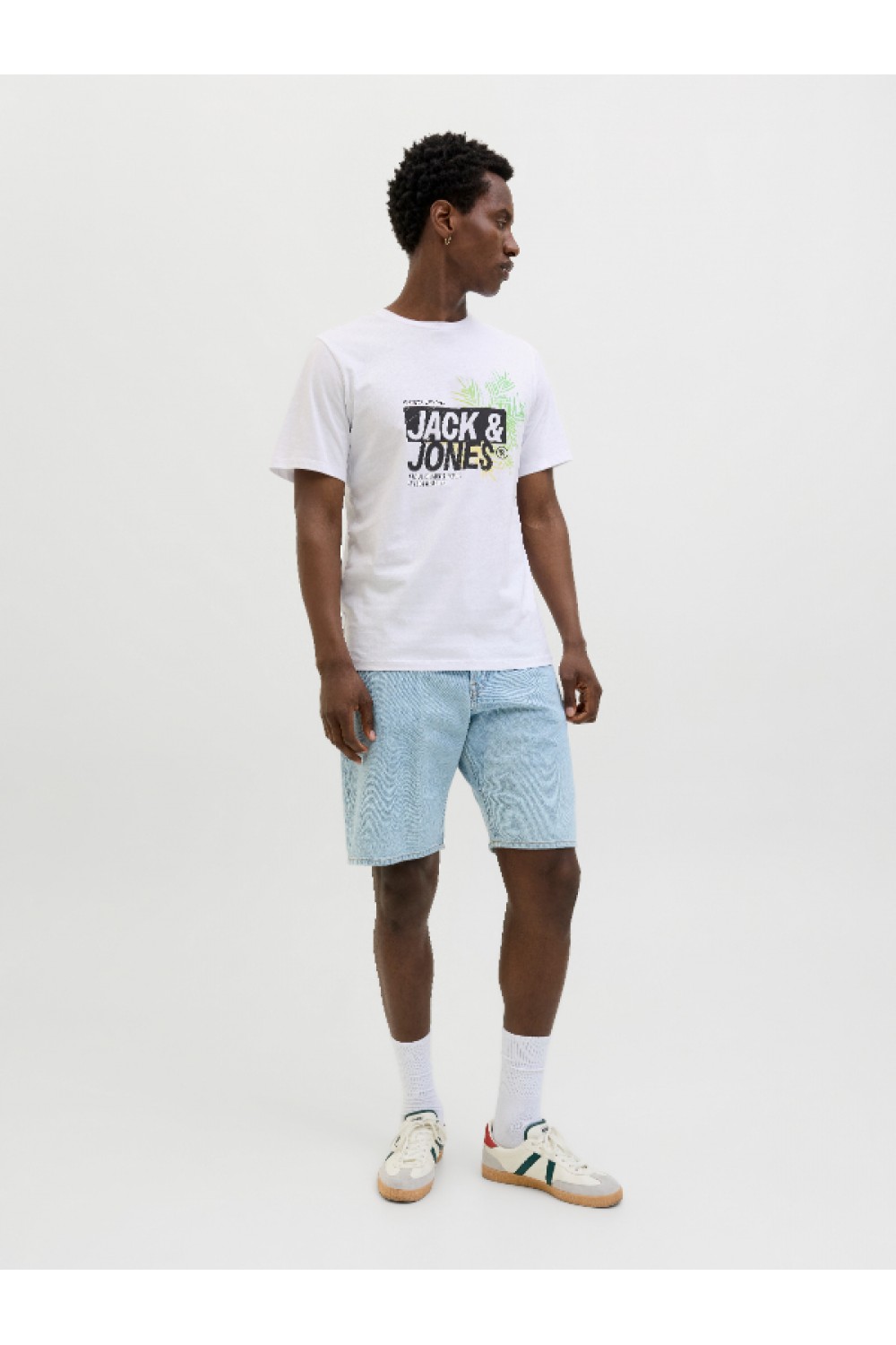 JACK & JONES JAXON TEE SS CREW NECK WHITE 12269390
