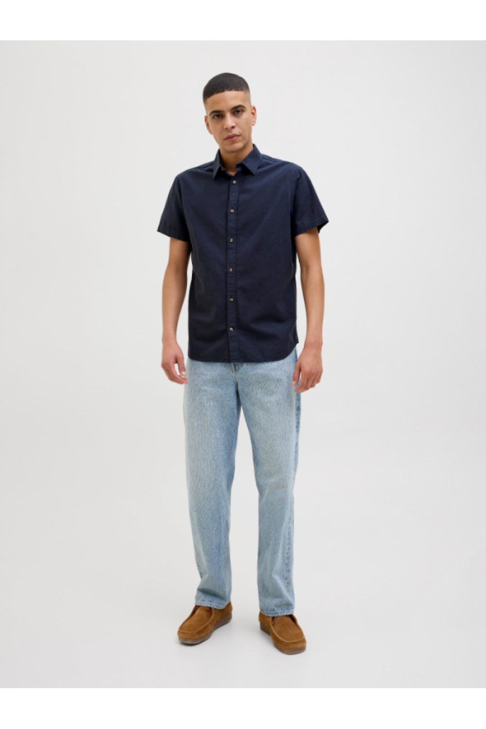 JACK & JONES SUMMER SHIRT SS NAVY BLAZER 12269329