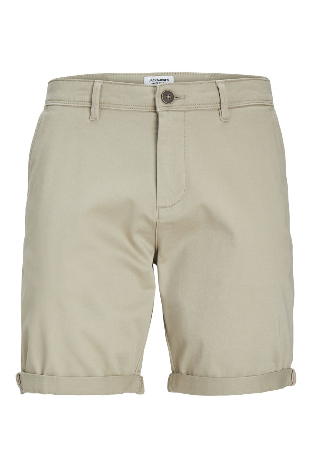 JACK & JONES BOWIE SOLID CHINO SHORTS CROCKERY 12165604