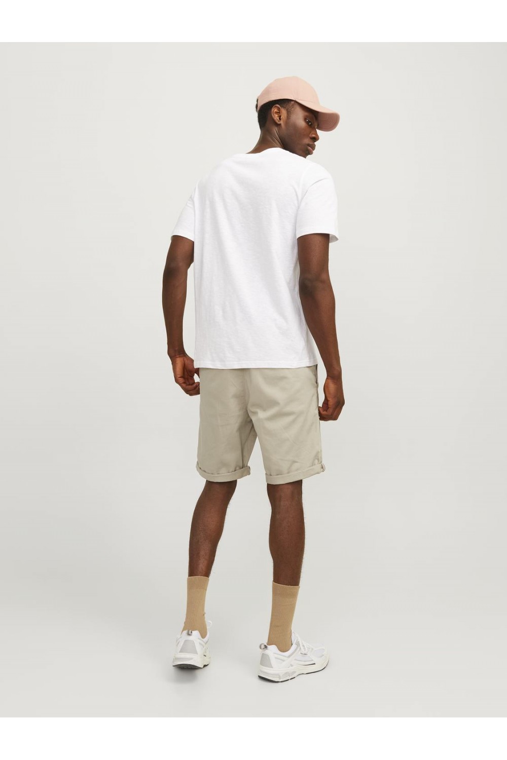 JACK & JONES BOWIE SOLID CHINO SHORTS CROCKERY 12165604