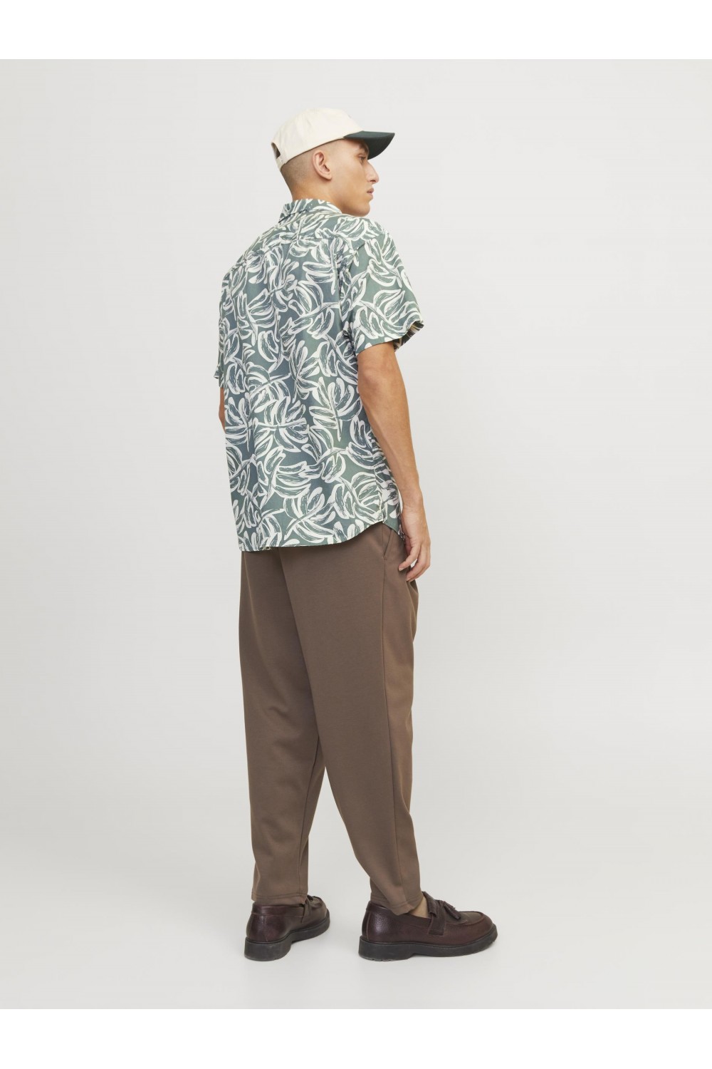 JACK & JONES JORLAFAYETTE AOP SHIRT SS LN LAUREL WREATH 12251023