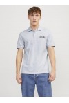 JACK & JONES JJEJOSH POLO SS WHITE MELANGE 12247387