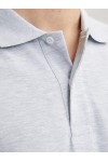 JACK & JONES JJEJOSH POLO SS WHITE MELANGE 12247387