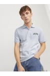 JACK & JONES JJEJOSH POLO SS WHITE MELANGE 12247387