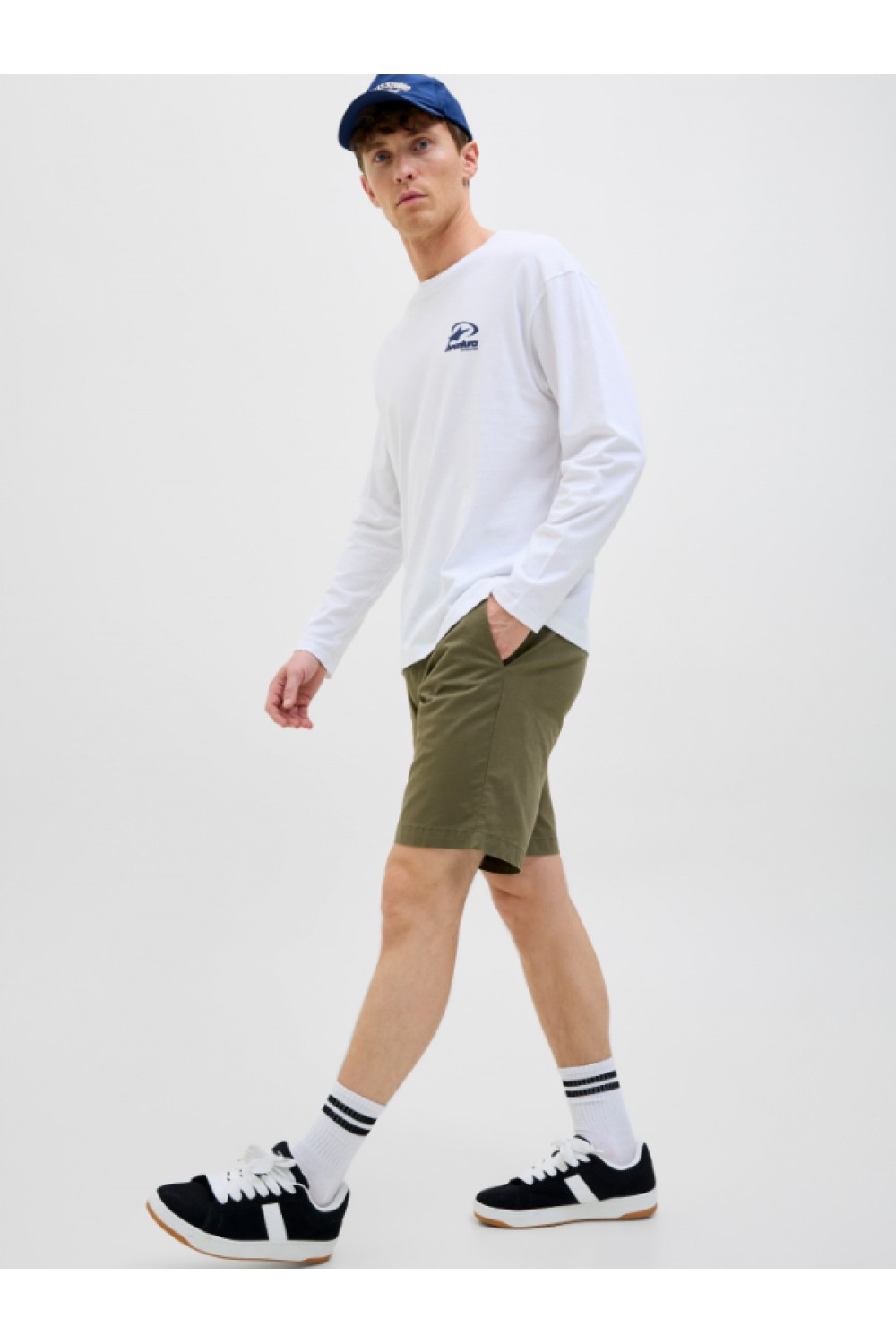 JACK & JONES MEN SHORT OLIVE NIGHT 12274983
