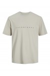 JACK & JONES JJESTAR JJ TEE SS NOOS MOONBEAM 12234746