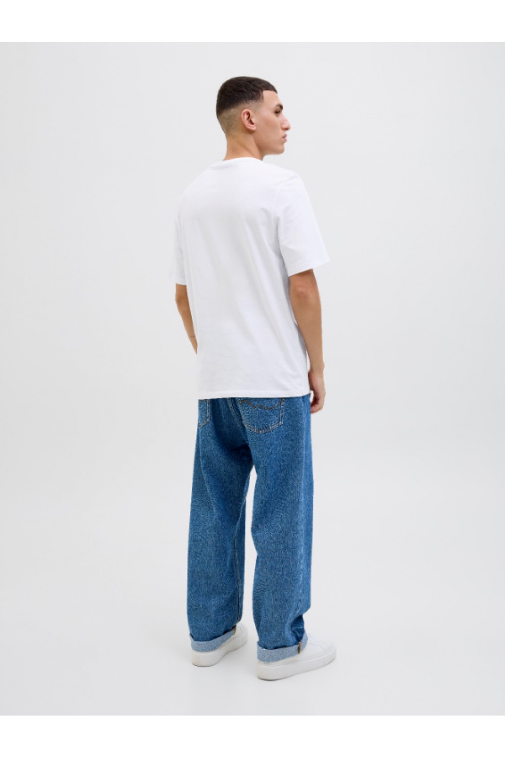 JACK & JONES MEN T-SHIRT WHITE 12269324