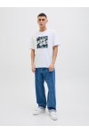 JACK & JONES MEN T-SHIRT WHITE 12269324