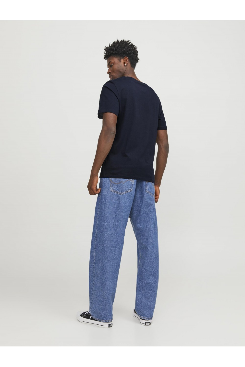 JACK & JONES JJEJEFF CORP LOGO TEE SS O-NECK NAVY BLAZER 12250683