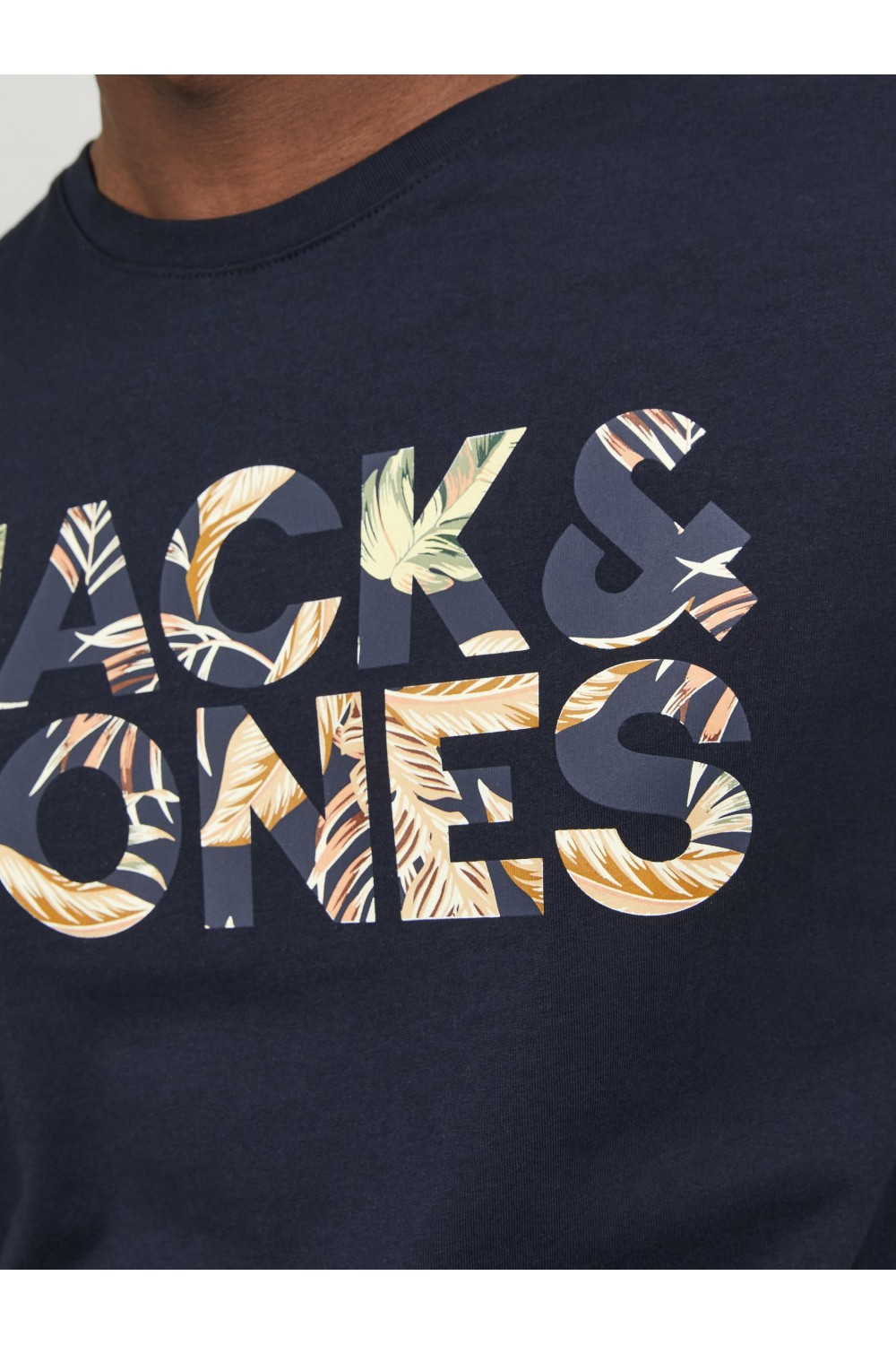 JACK & JONES JJEJEFF CORP LOGO TEE SS O-NECK NAVY BLAZER 12250683