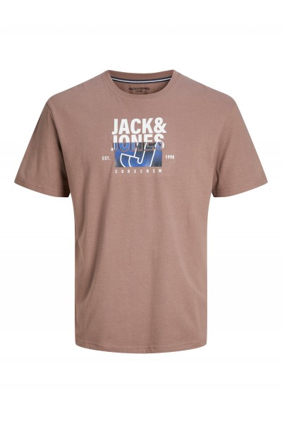 JACK & JONES JCOJEAN EMBOSS TEE SS CREW TWILIGHT MAUVE 12228567