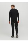 JACK & JONES JJSTANDFORD KNIT CREW NECK BLACK 12236286