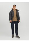 JACK & JONES JJSTANDFORD KNIT CREW NECK OTTER 12236286