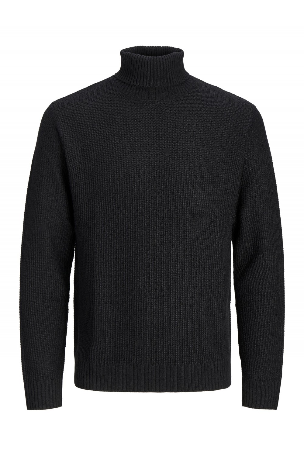 JACK & JONES JORKYLE KNIT ROLL NECK BLACK 12243119