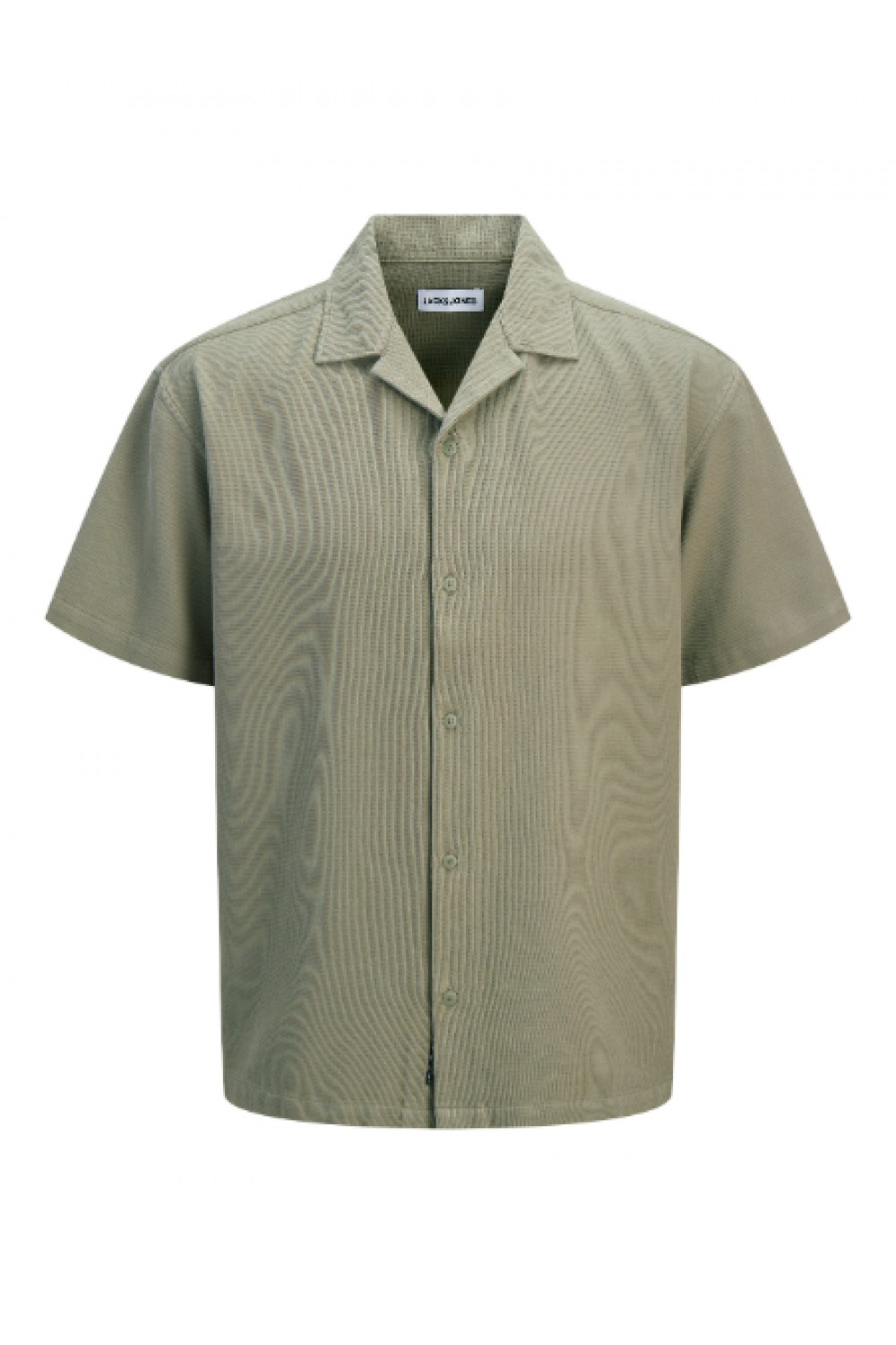 JACK & JONES GLOBAL WAFFLE SET SHIRT-SHORTS VETIVER 12295551