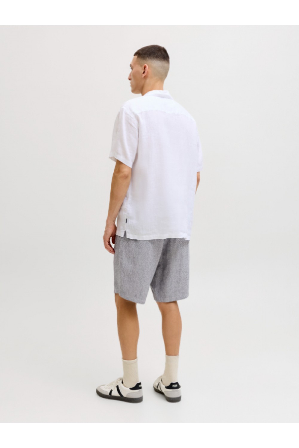 JACK & JONES STACE MYKONOS LINEN BLEND SHORTS REG BLUE INDIGO 12269376