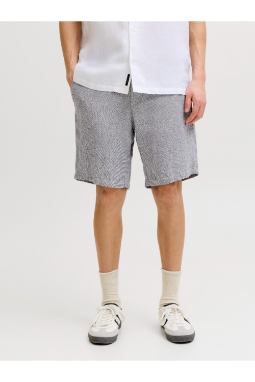JACK & JONES STACE MYKONOS LINEN BLEND SHORTS REG BLUE INDIGO 12269376