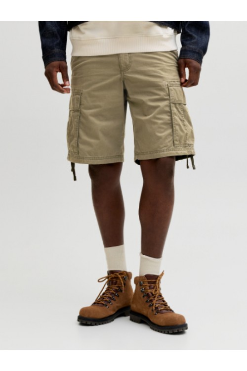 JACK & JONES TCOLE FRANK CARGO SHORTS MID SN OLIVE NIGHT 12291369