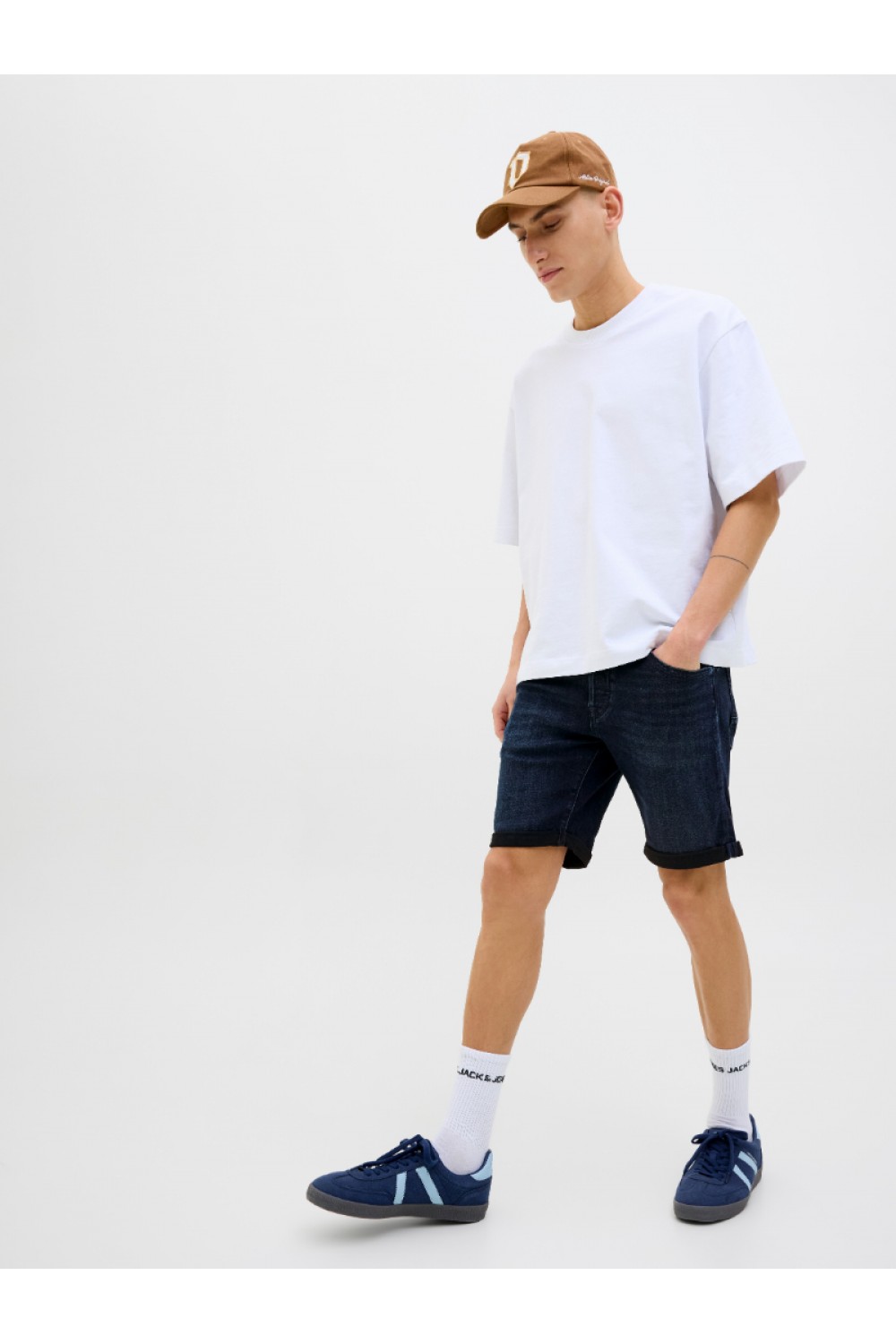 JACK & JONESRICK JJFOX SHORTS BLUE DENIM 12269608