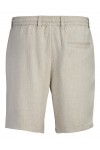 JACK & JONES STACE MYKONOS LINEN BLEND SHORTS REG VETIVER 12269376