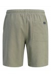 JACK & JONES GLOBAL WAFFLE SET SHIRT-SHORTS VETIVER 12295551