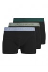 JACK & JONES WESLEY SOLID TRUNKS 3 PACK BLACK 12291496