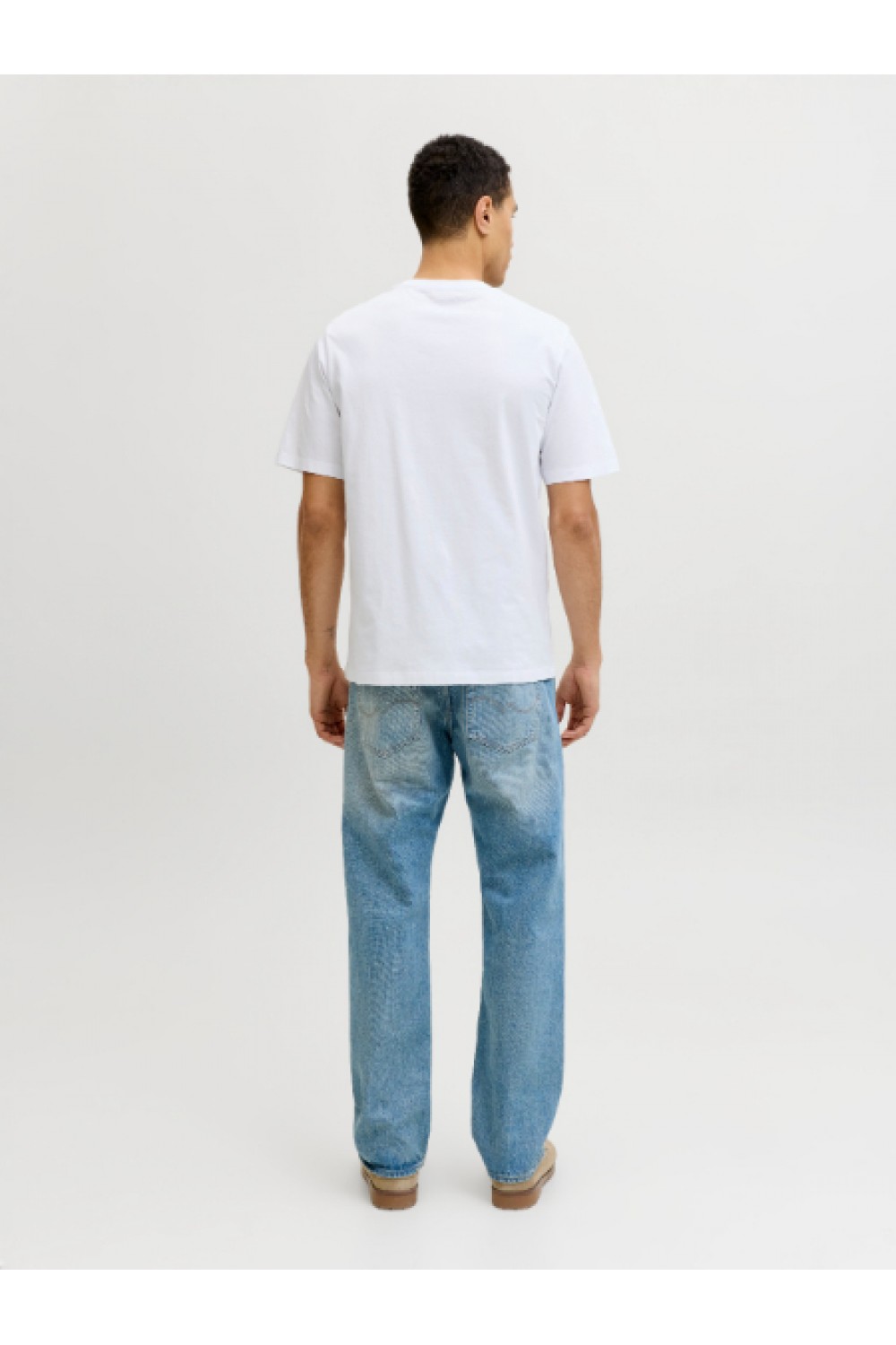 JACK & JONES LOGO TEE SS O-NECK 2 COL SS26 BRIGHT WHITE 12288016