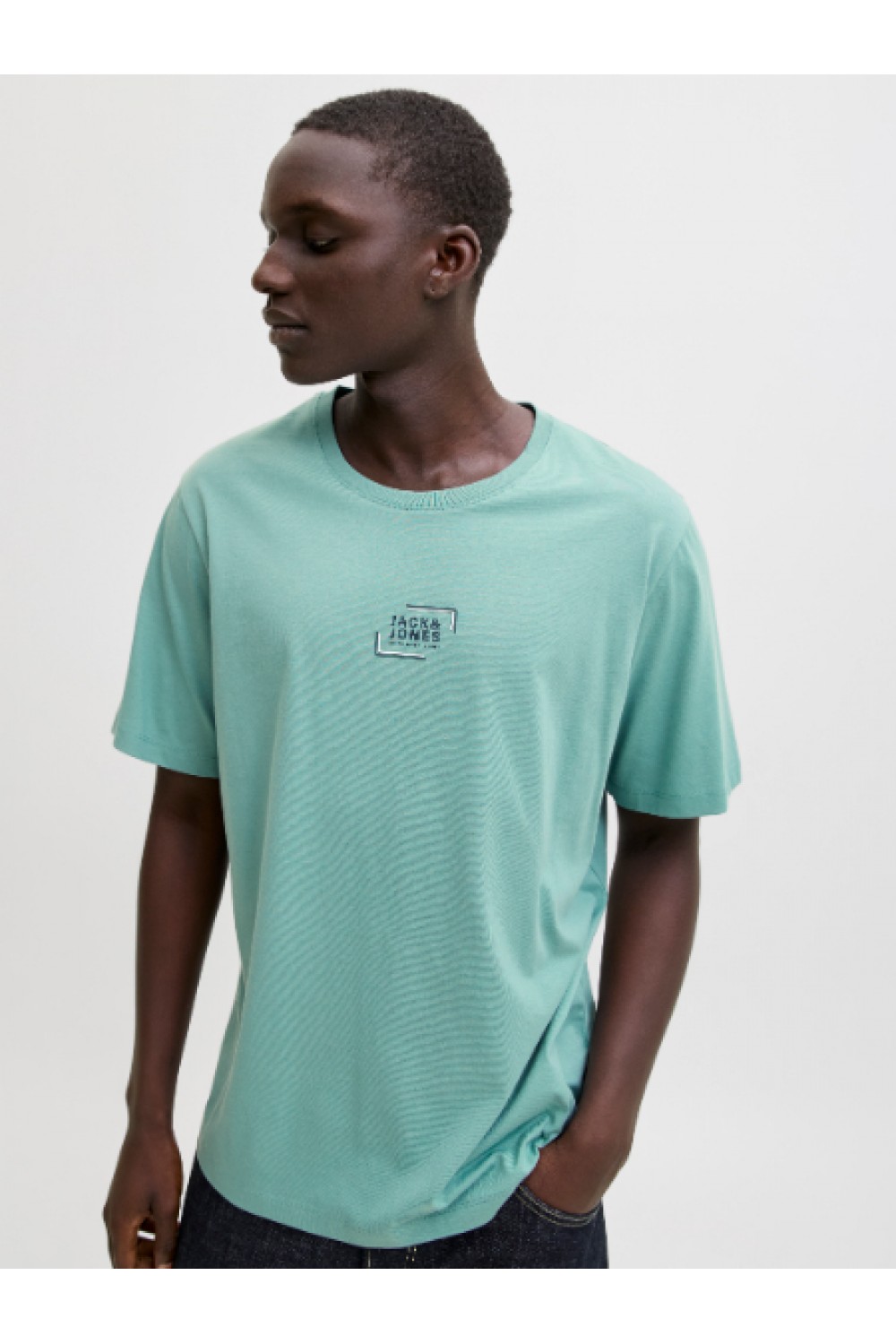 JACK & JONES CORP GRAPHIC TEE SS O-NECK MINERAL BLUE 12268415