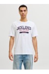 JACK & JONES LOGO TEE SS O-NECK 2 COL SS26 BRIGHT WHITE 12288016