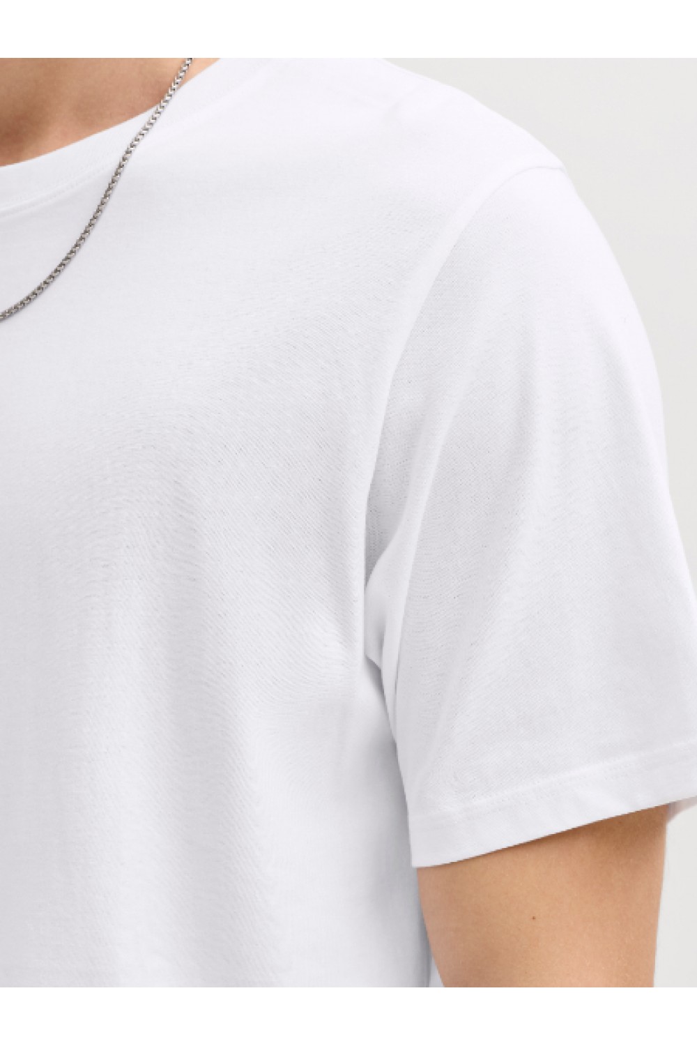 JACK & JONES FRANK TEE SS CREW NECK BRIGHT WHITE 12288092