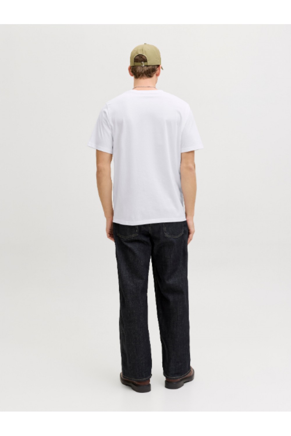 JACK & JONES FRANK TEE SS CREW NECK BRIGHT WHITE 12288092