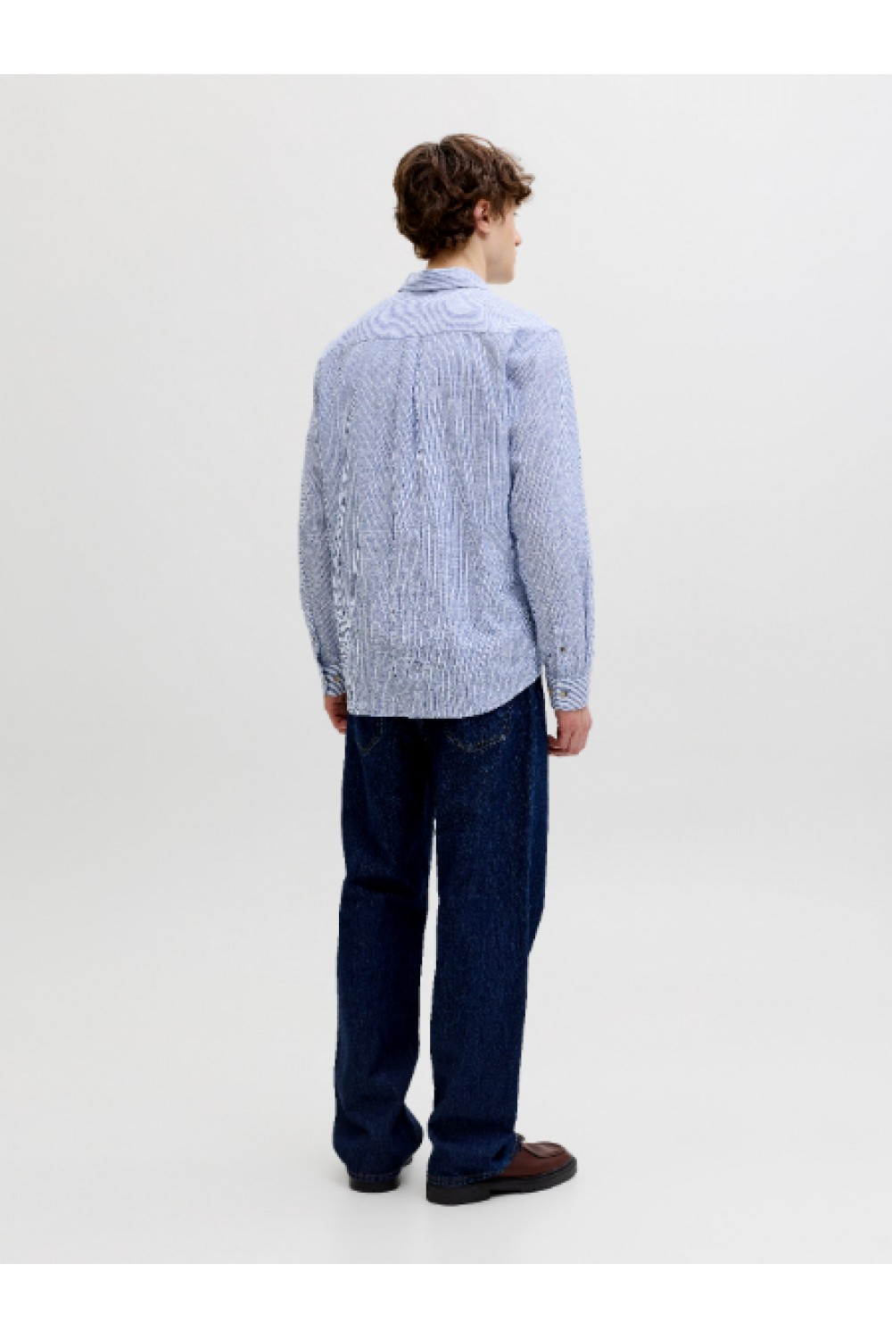 JACK & JONES SUMMER LINEN BLEND SHIRT L/S SN INFINITY 12289174