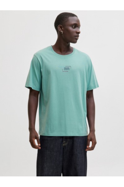 JACK & JONES CORP GRAPHIC TEE SS O-NECK MINERAL BLUE 12268415