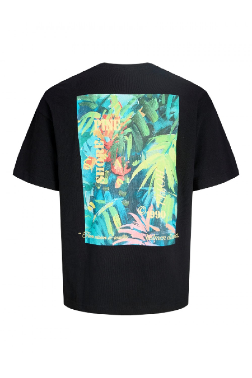 JACK & JONES MONTAUK BACK GRAPHIC TEE SSCN EA26 SN BLACK 12290892