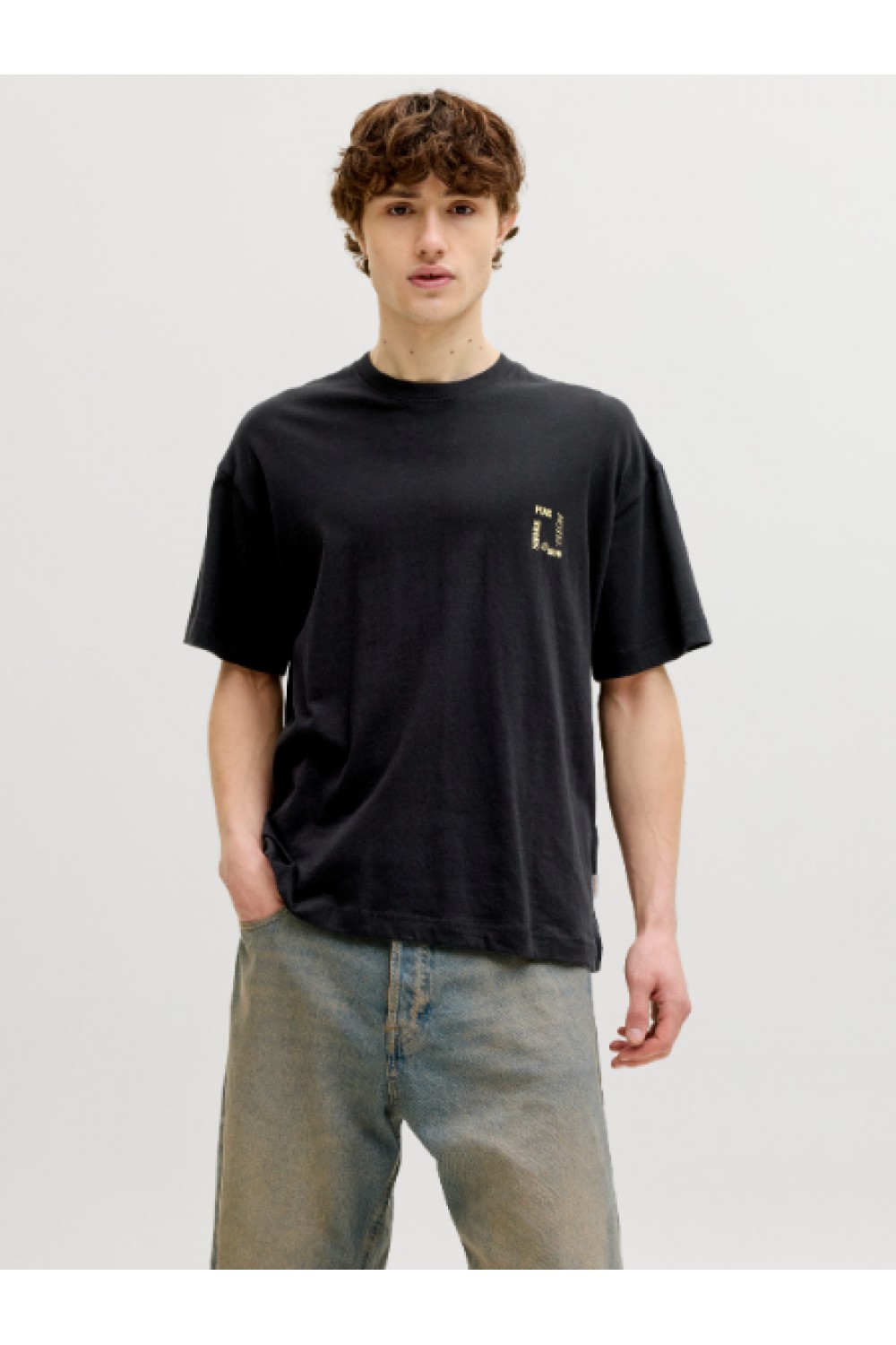 JACK & JONES MONTAUK BACK GRAPHIC TEE SSCN EA26 SN BLACK 12290892