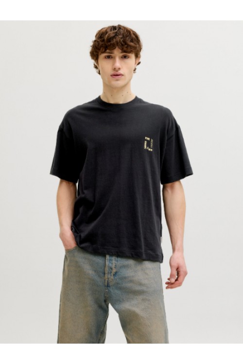 JACK & JONES MONTAUK BACK GRAPHIC TEE SSCN EA26 SN BLACK 12290892