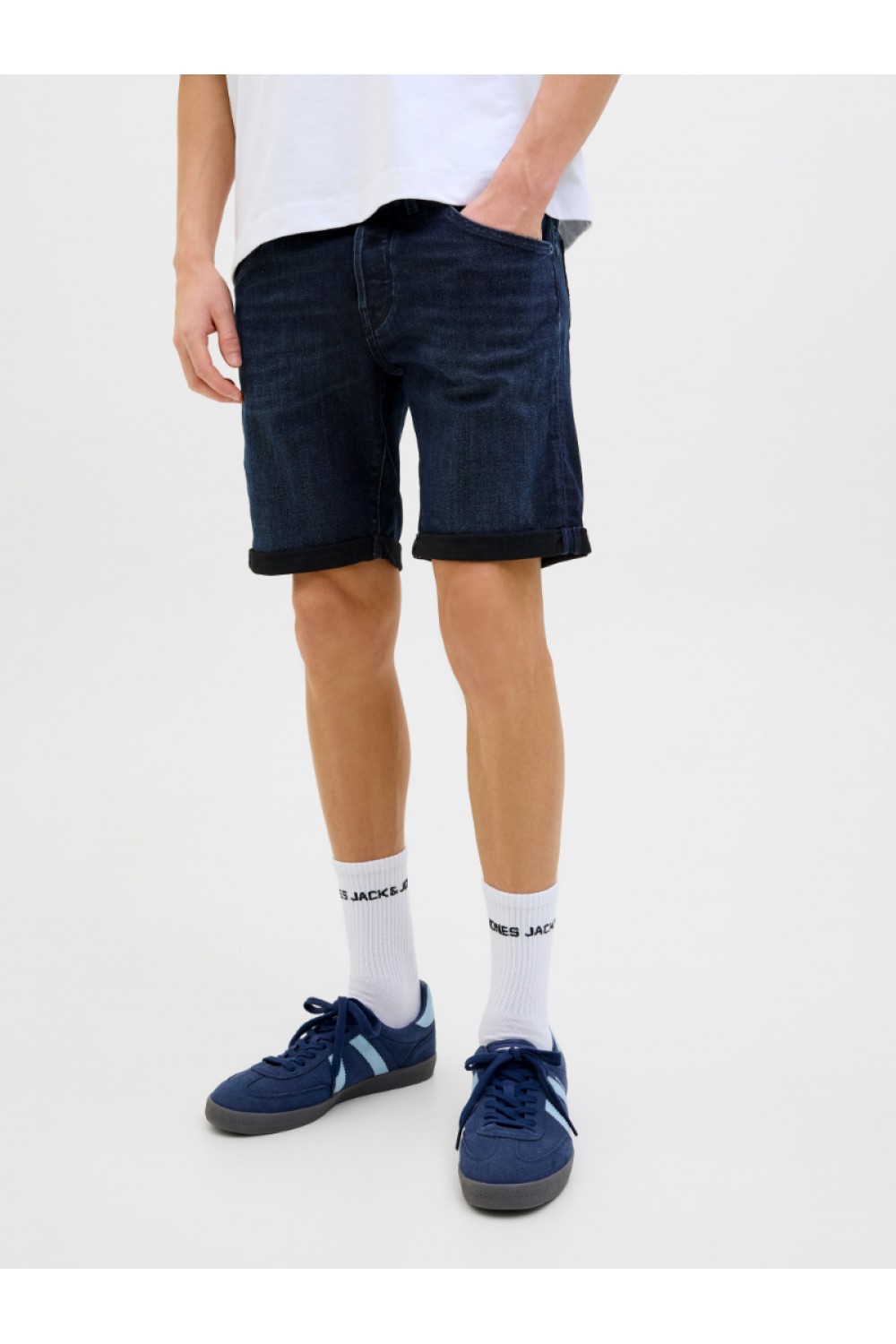 JACK & JONESRICK JJFOX SHORTS BLUE DENIM 12269608