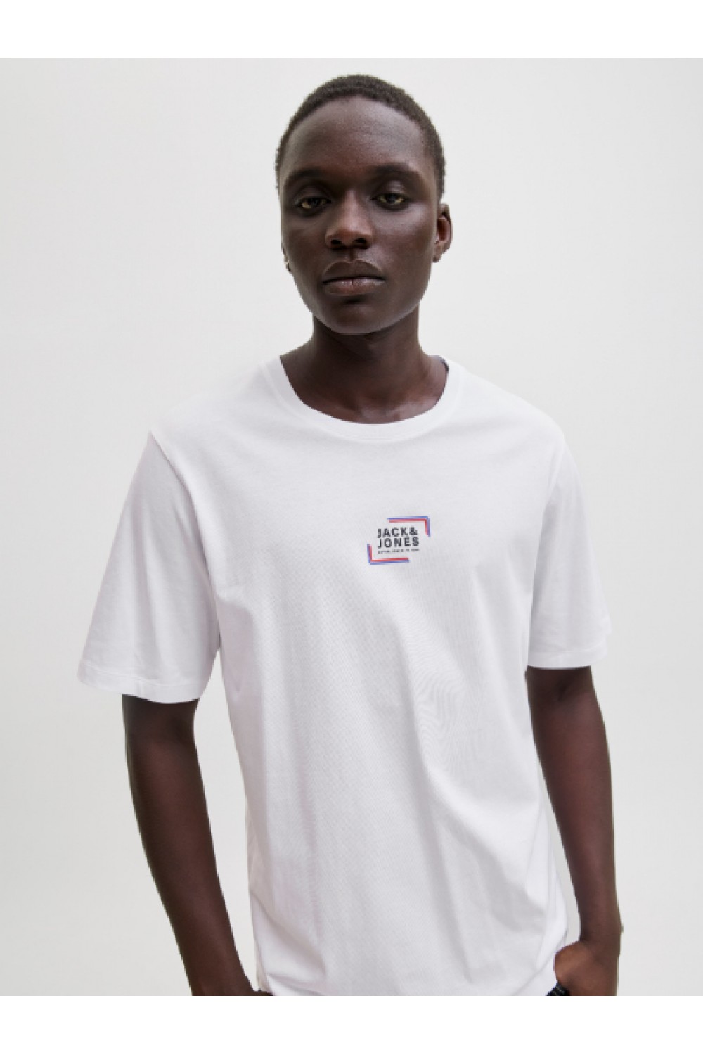 JACK & JONES CORP GRAPHIC TEE SS O-NECK WHITE 12268415