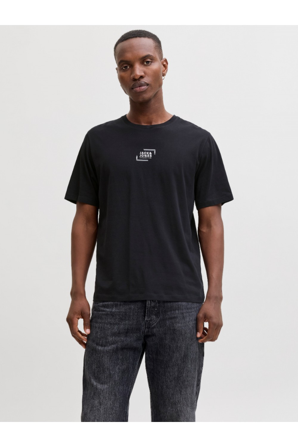 JACK & JONES CORP GRAPHIC TEE SS O-NECK BLACK 12268415