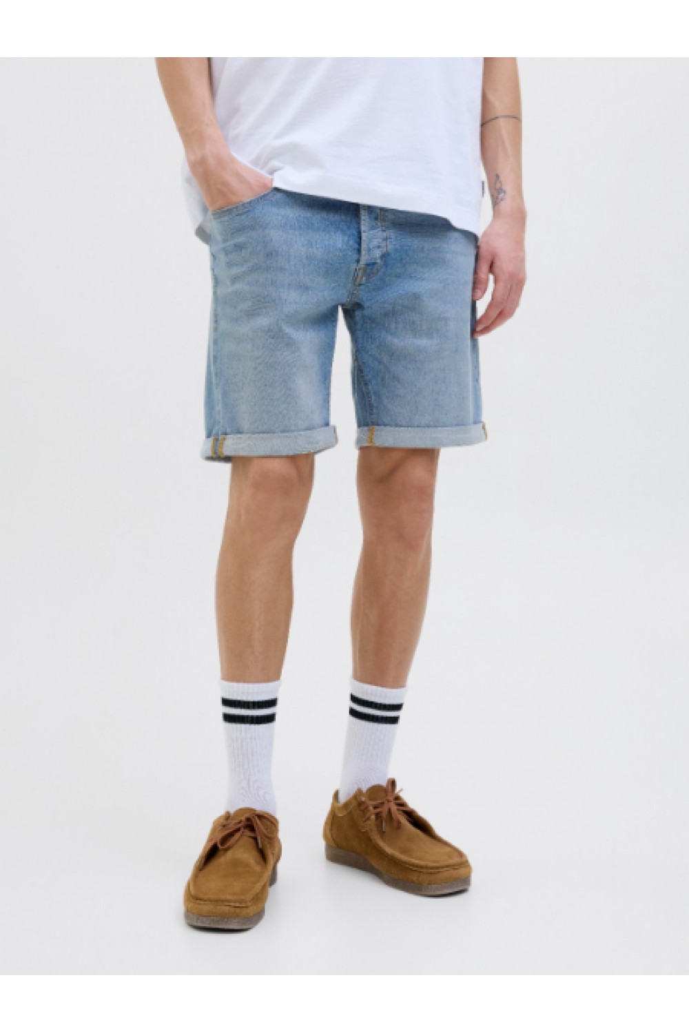 JACK & JONES RICK JJBASIC SHORTS AT BLUE DENIM 12269496